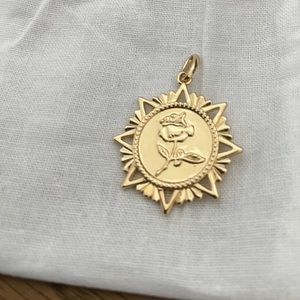 Miranda Frye Golden Rose Pendant